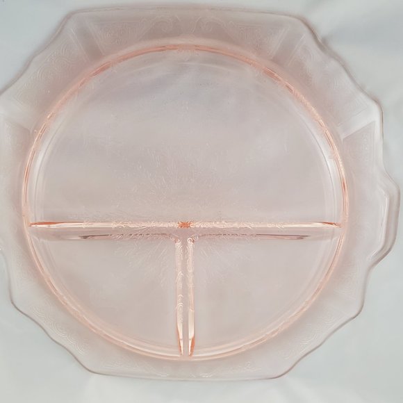 Vintage Pink Depression Glass - Princess Pattern - Picture 5 of 6